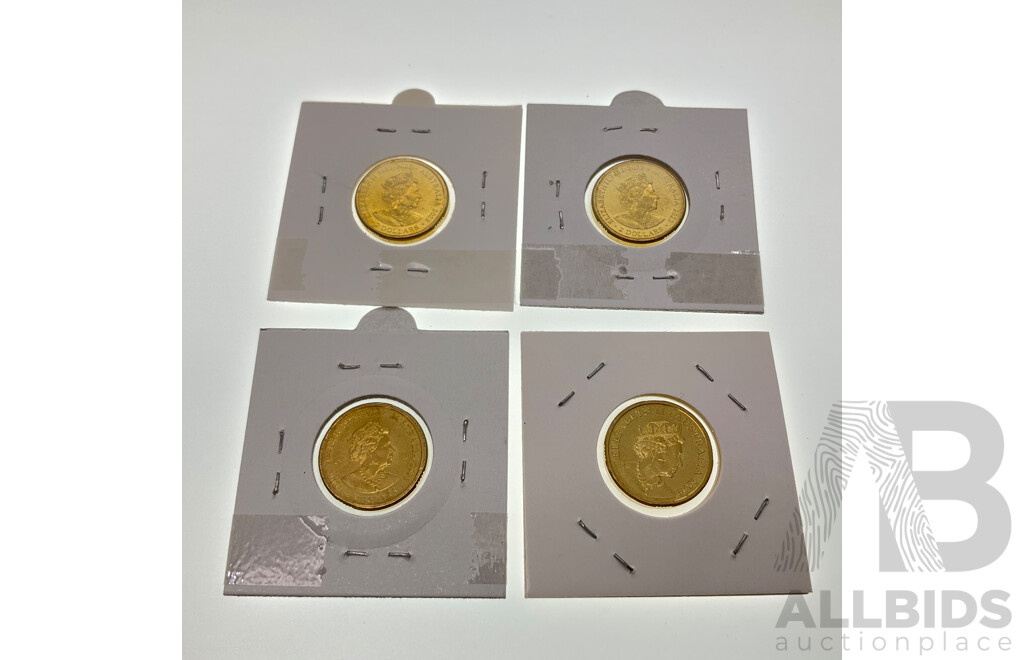 Three Australian 2023 Two Dollar Coins, Vegemite Centenary and 2022 Honey Bee
