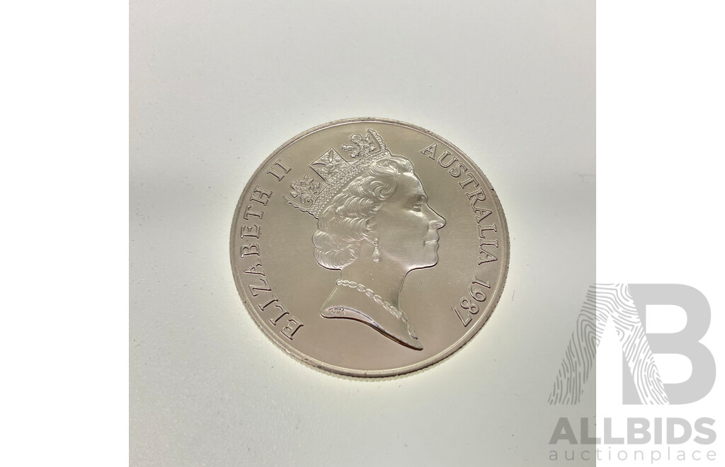 Australian 1987 Silver Ten Dollar Coin, State Series, New South Wales .925