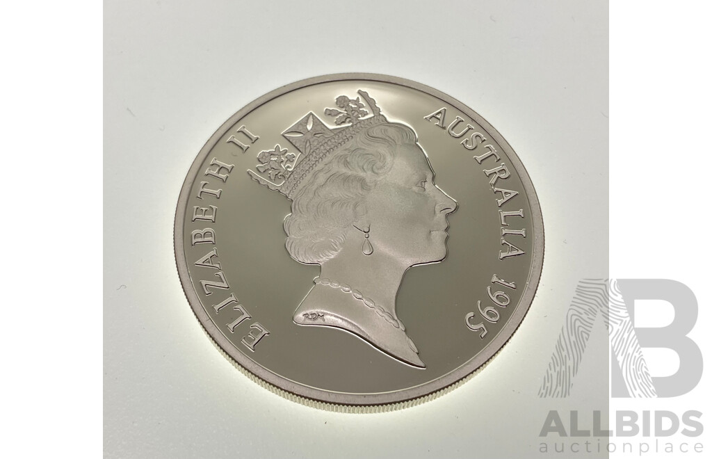 Australian 1995 Silver Proof Five Dollar Coin, Col. William Light. 925