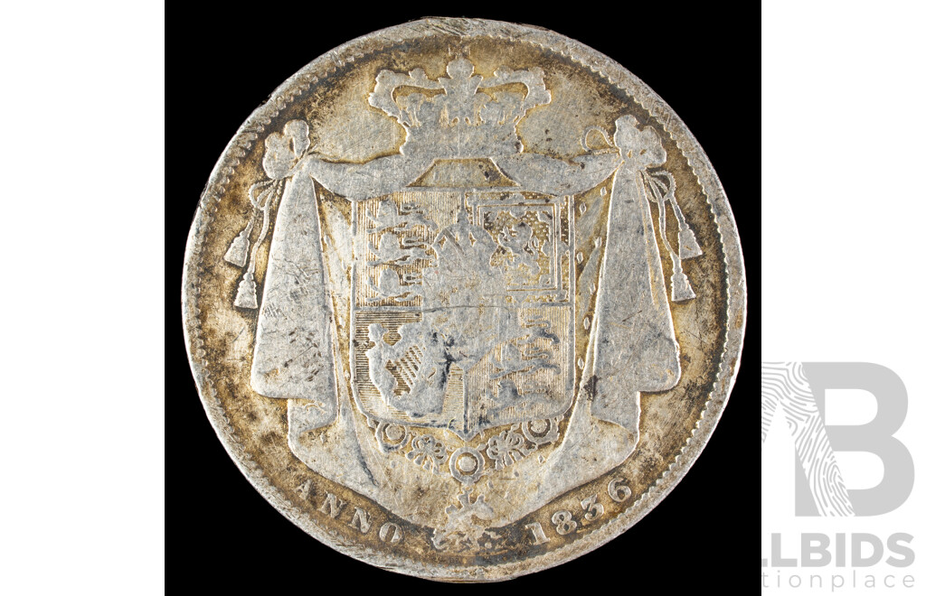 Great Britain 1836 WIV Silver Half Crown .925