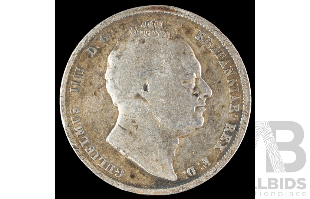 Great Britain 1836 WIV Silver Half Crown .925