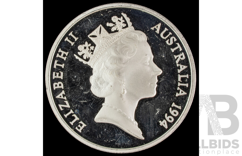 Australia 1994 Silver Five Dollar Coin, Sir Douglas Mawson .925