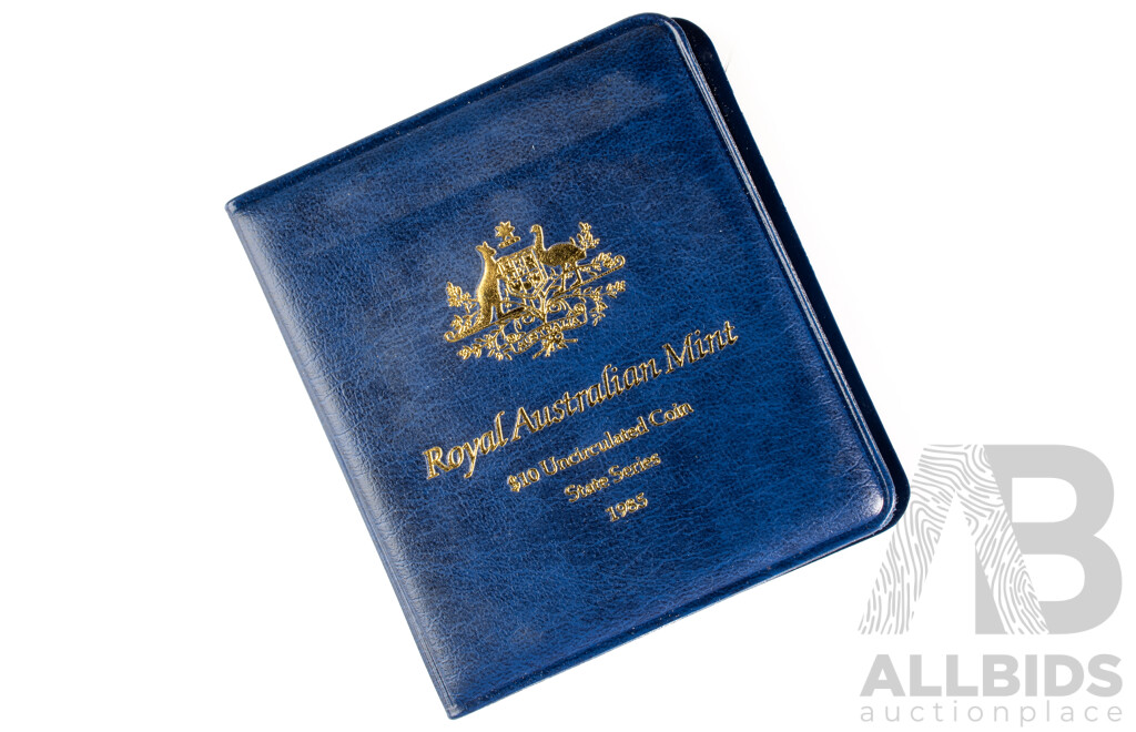 Australian 1985 Silver Ten Dollar Coin, State Series Victoria .925