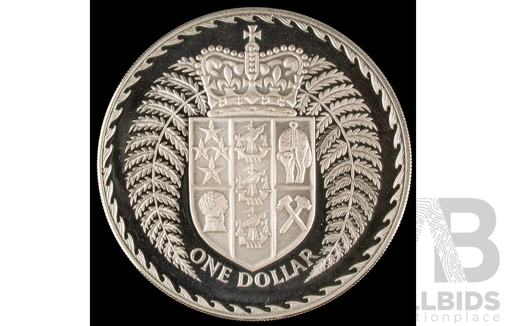 New Zealand 1979 Silver One Dollar Coin .925