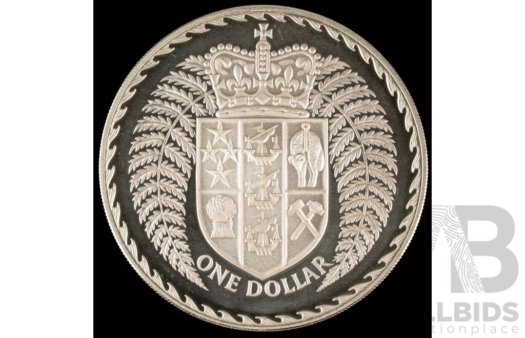 New Zealand 1979 Silver One Dollar Coin .925