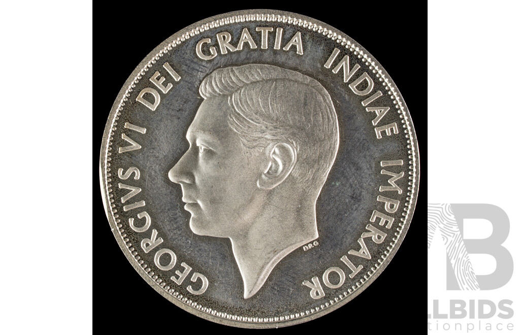 United Kingdom 1937 Silver Double Florin Restrike .925