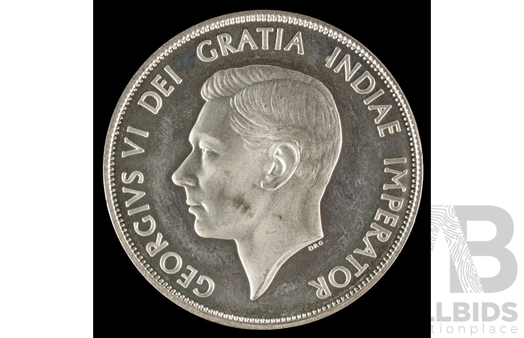 United Kingdom 1937 Silver Double Florin Restrike .925