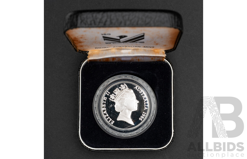Australian RAM 1986 Silver Proof Ten Dollar Coin, State Series, South Australia .925