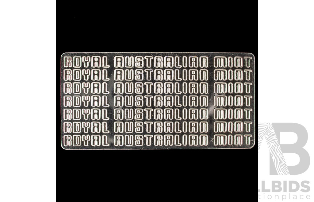 Australian RAM 1990 Masterpieces in Silver One Dollar Note .925