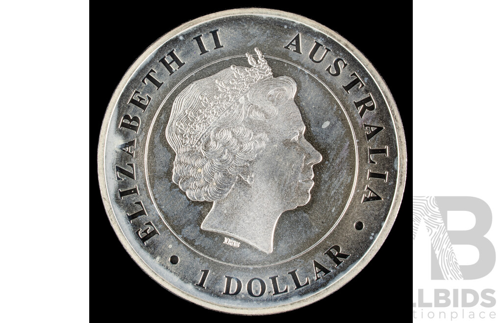 Australian 2015 Silver One Dollar Coin, Funnel Web Spider .999