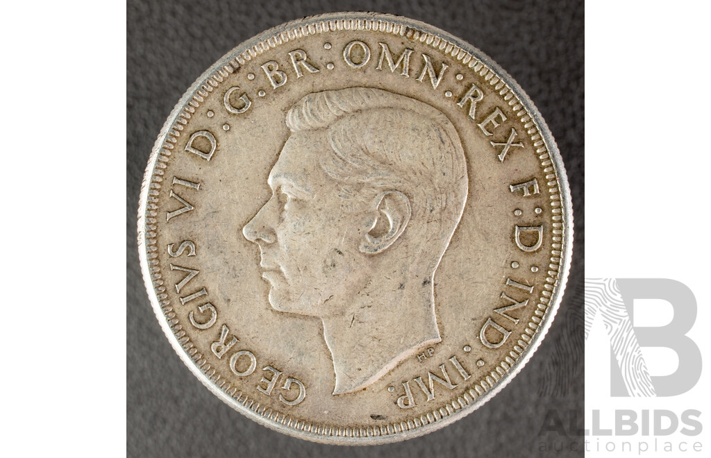Australian 1937 KGVI Silver Crown .925