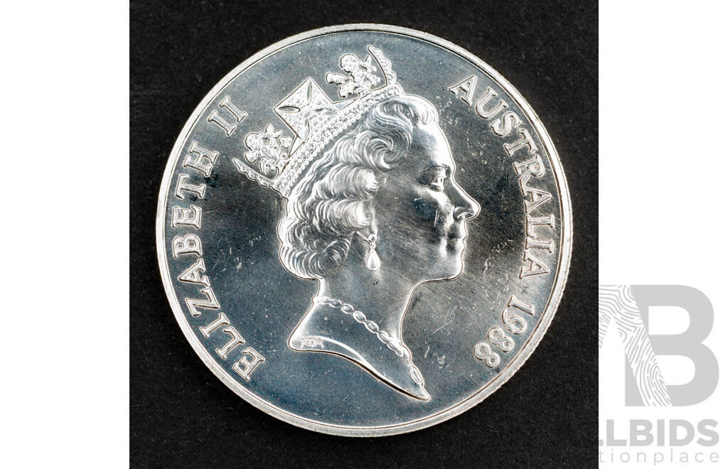 Australian 1988 Silver Proof Ten Dollar Coin, Bicentennial .925