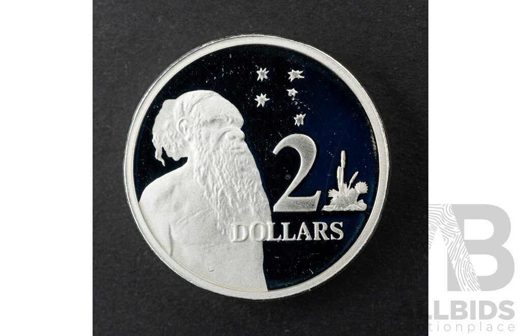 Australian 1988 Silver Proof Two Dollar Coin, Masterpieces in Silver .925