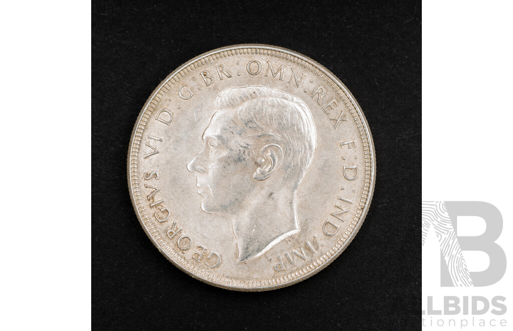 Australian 1938 Silver Crown .925