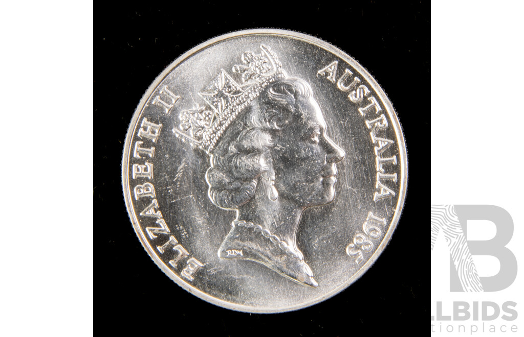 Australian 1985 Silver Ten Dollar Coin, State Series, Victoria .925