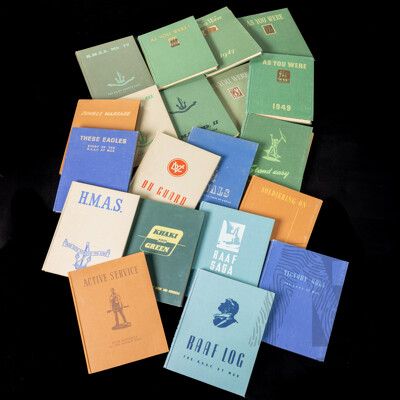 Collection Australian War Memorial Books Relating to World War II Including as You Were 1946 to 1950 and More, All Hardcovers