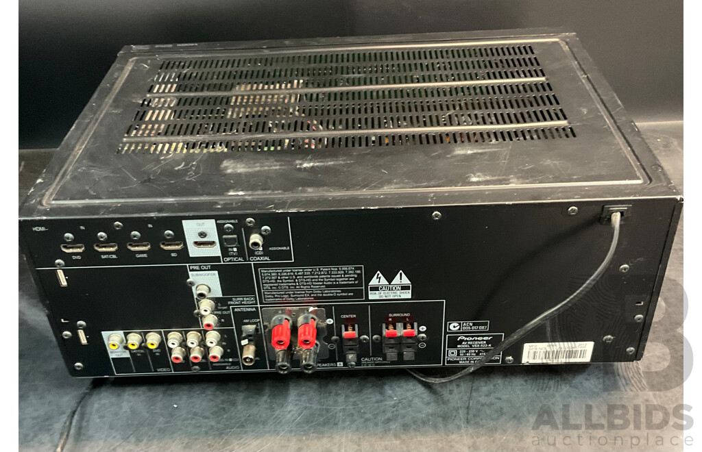 PIONEER VSX-522 Channel 140 Watt A/V Receiver