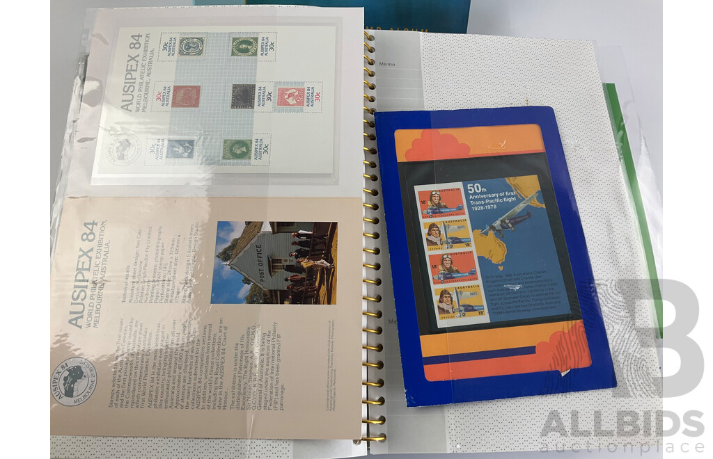 Album of Australian 1980's First Day Covers and Stamp Packs with 2000 Sydney Olympics Gold Medalists Stamp Album