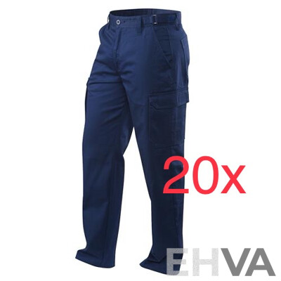 KING VALLEY Workwear Cargo Pants Mens / Unisex Size 87R - Lot of 20