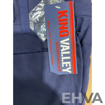 KING VALLEY Workwear Cargo Pants Mens / Unisex Size 87R - Lot of 20