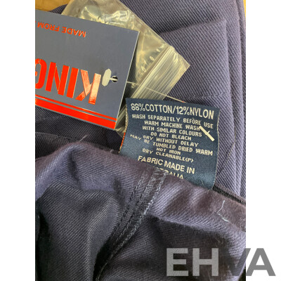 KING VALLEY Workwear Cargo Pants Mens / Unisex Size 87R - Lot of 20