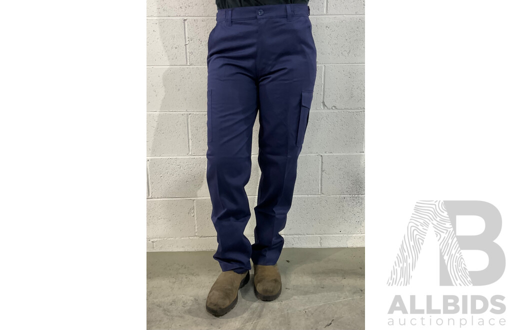 KING VALLEY Workwear Cargo Pants Mens / Unisex Size 77R - Lot of 20