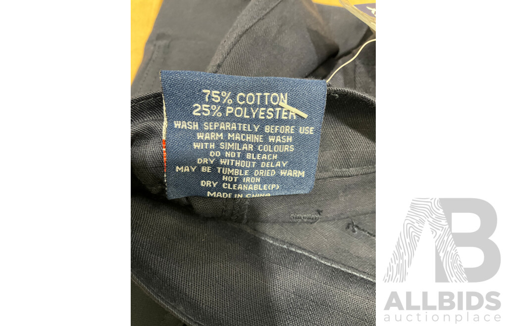 KING VALLEY Workwear Cargo Pants Mens / Unisex Size 112R - Lot of 20
