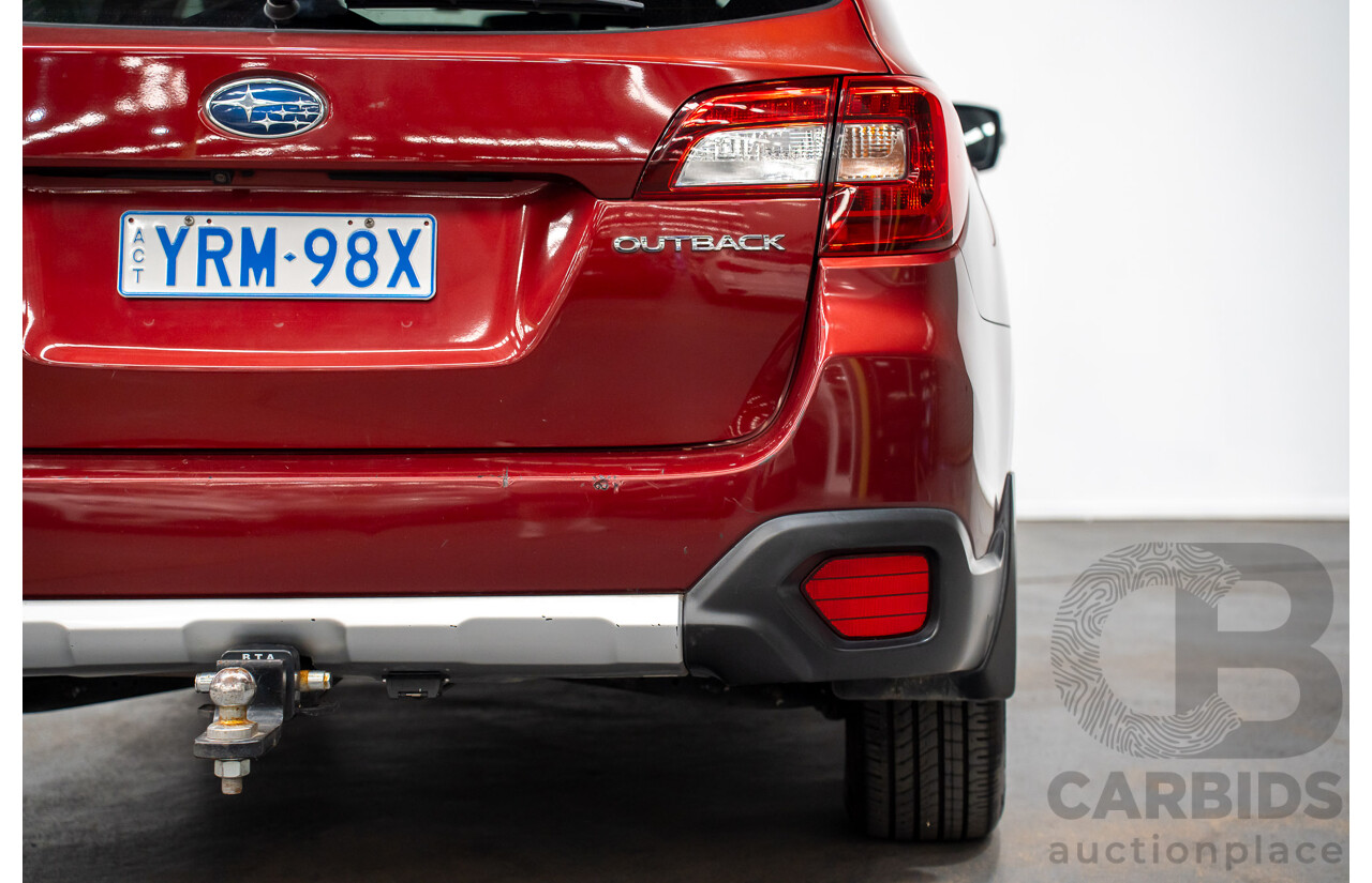 3/2015 Subaru Outback (AWD) 2.5i MY15 4d Wagon Venetian Red 2.5L