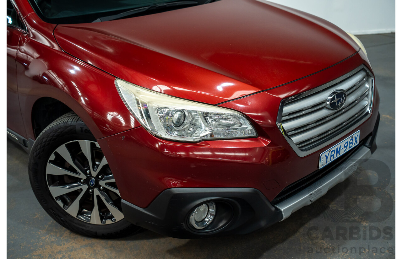 3/2015 Subaru Outback (AWD) 2.5i MY15 4d Wagon Venetian Red 2.5L