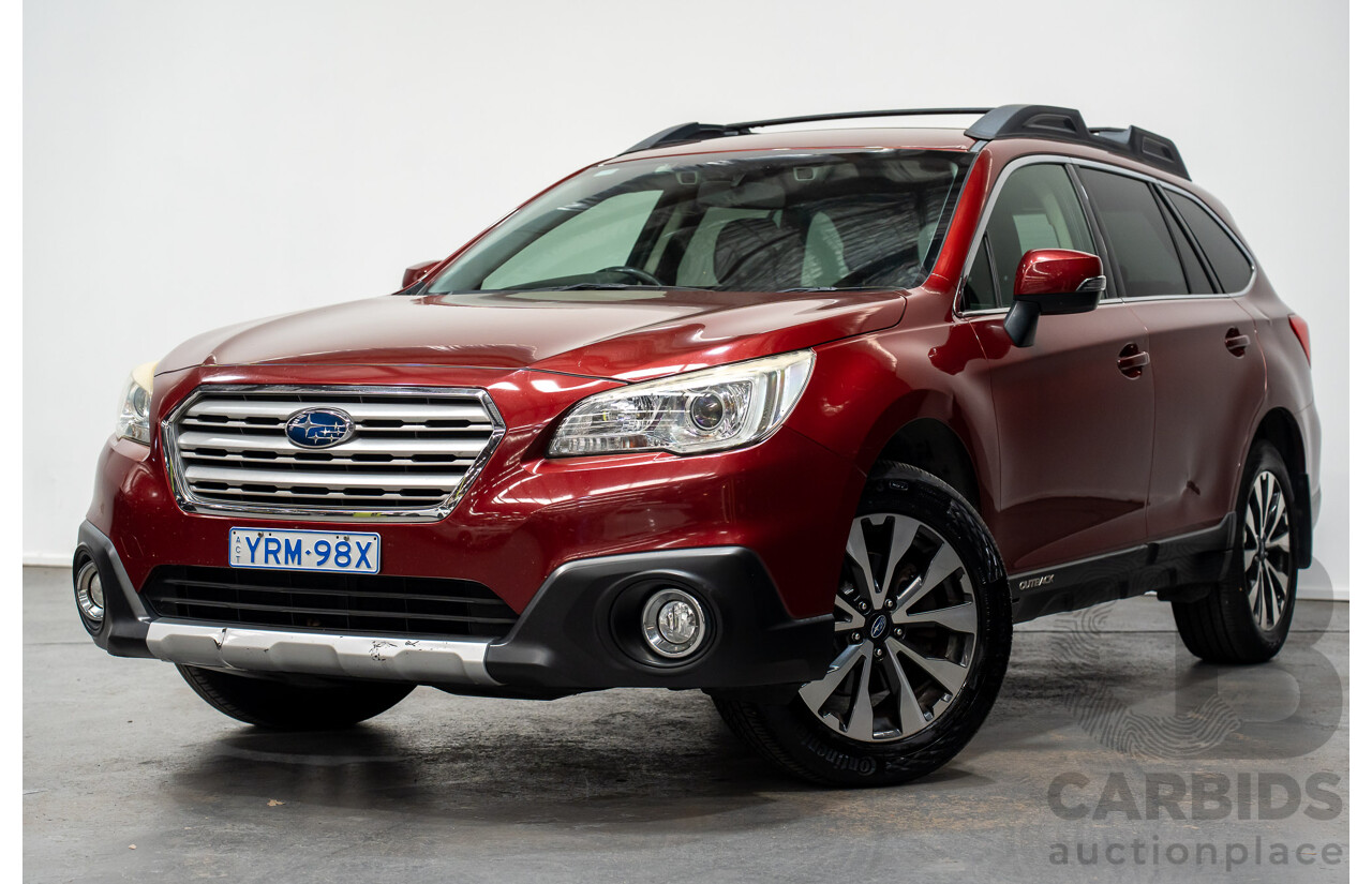 3/2015 Subaru Outback (AWD) 2.5i MY15 4d Wagon Venetian Red 2.5L