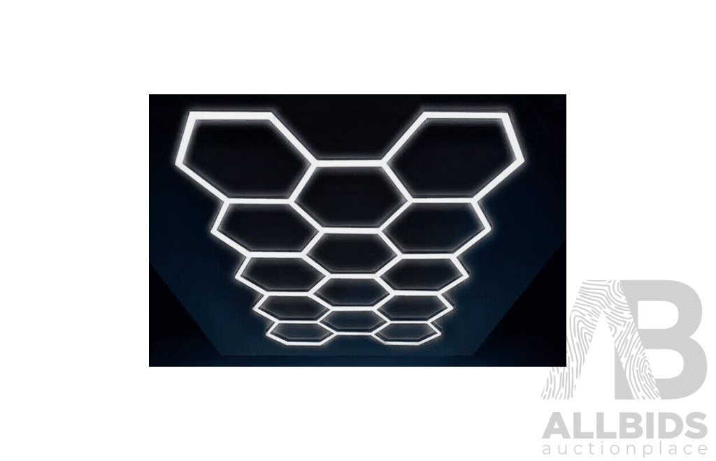 Hexagonal Garage Lighting System - Brand New
