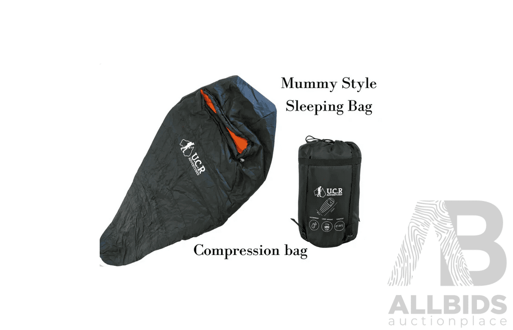 UCR Adventures - Mountain Peak Sleeping Bag - Lot of 3 - ORP $315