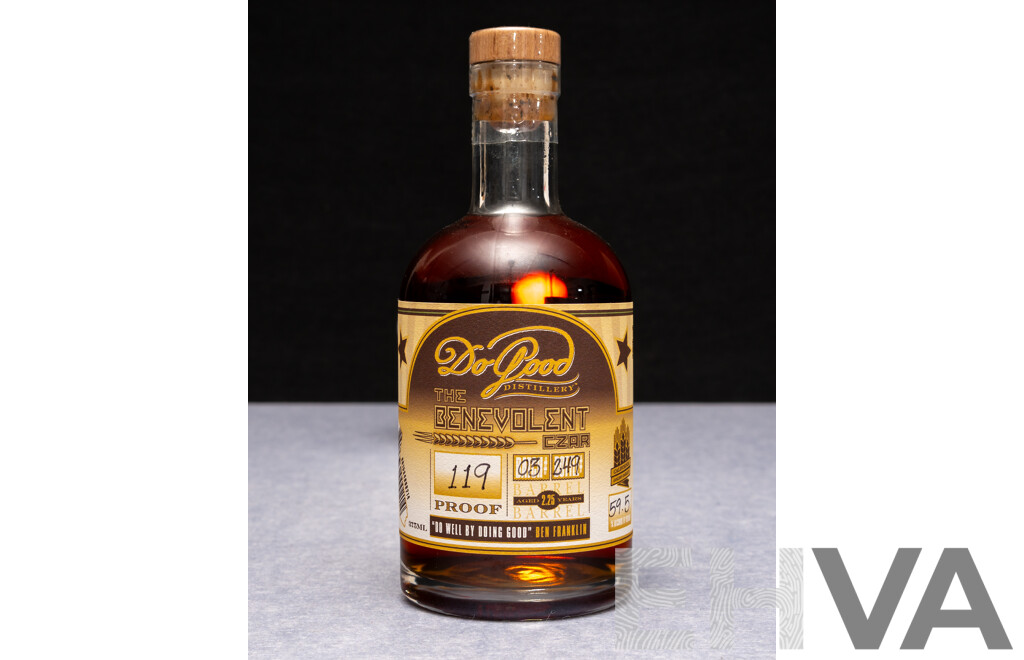 Do Good Distillery the Benevolent Czar Whiskey