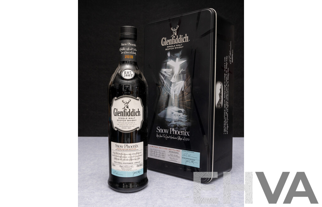 Glenfiddich Snow Phoenix Single Malt Scotch Whiskey in Presentation Box