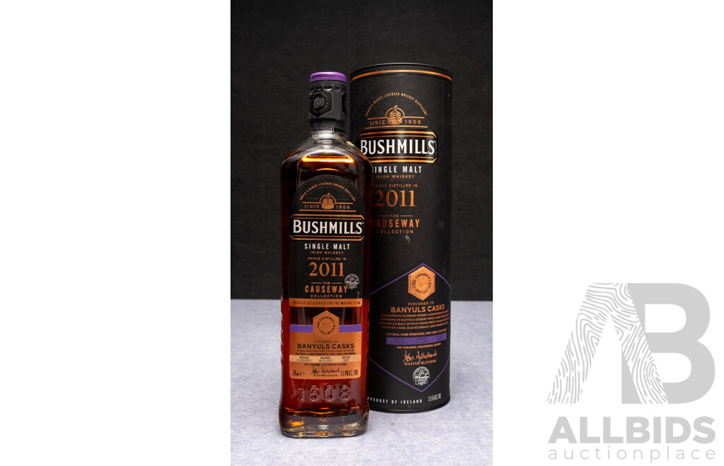 Bushmills The Causeway Single Malt Scotch Whiskey in Presentation Sleeve