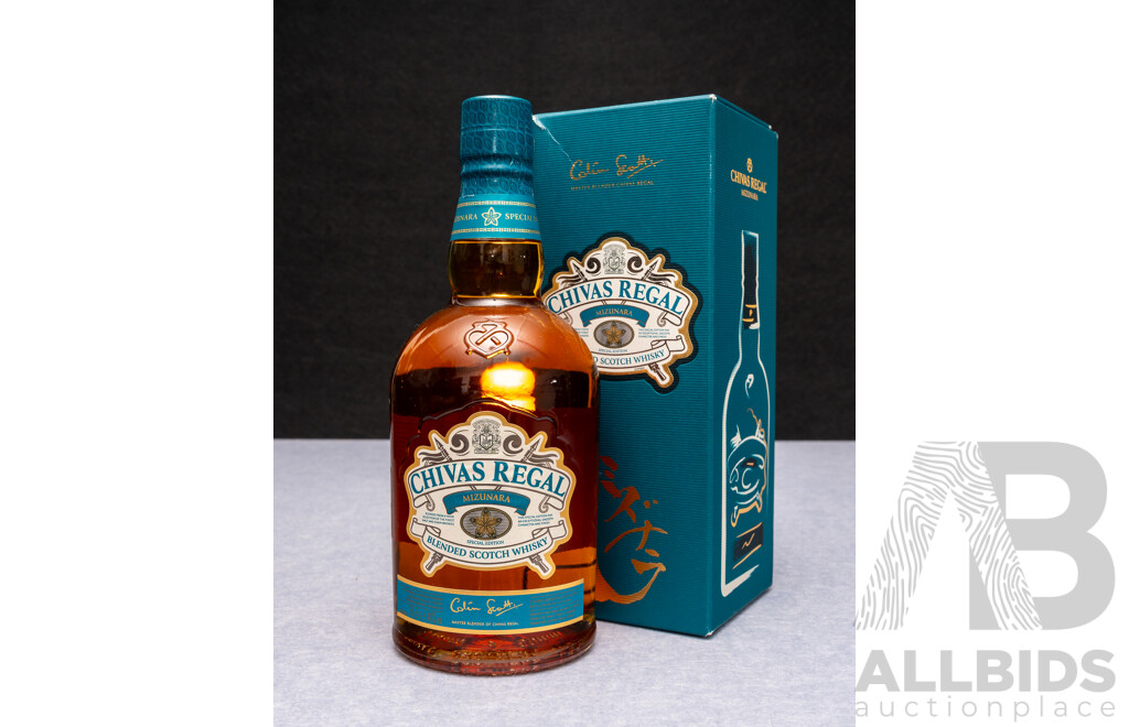 Chivas Regal Mizunara Blended Scotch Whiskey in Presentation Sleeve