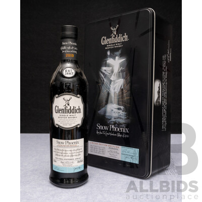 Glenfiddich Snow Phoenix Single Malt Scotch Whiskey in Presentation Box