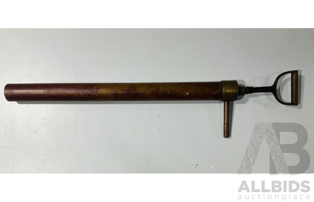 Vintage Copper and Brass Yabbie Yabbie Pump