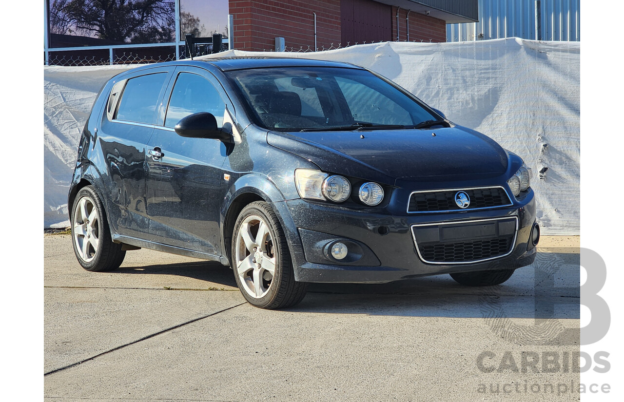 9/2013 Holden Barina CDX TM 5d Hatchback Black 1.6L