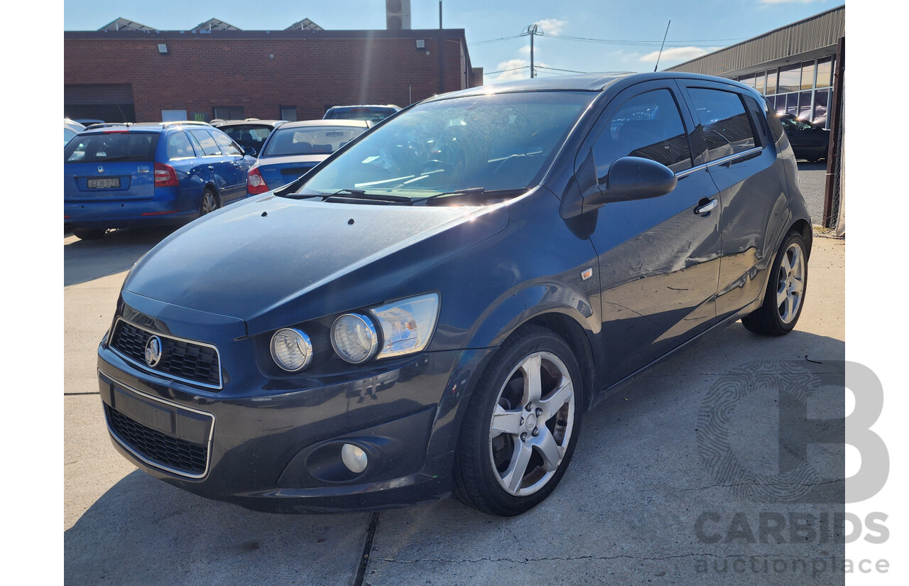 9/2013 Holden Barina CDX TM 5d Hatchback Black 1.6L