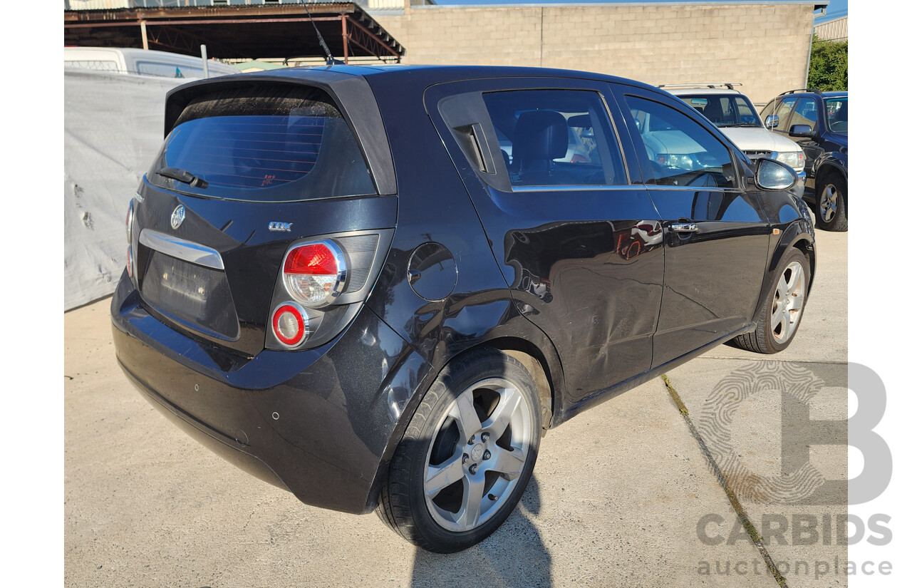 9/2013 Holden Barina CDX TM 5d Hatchback Black 1.6L