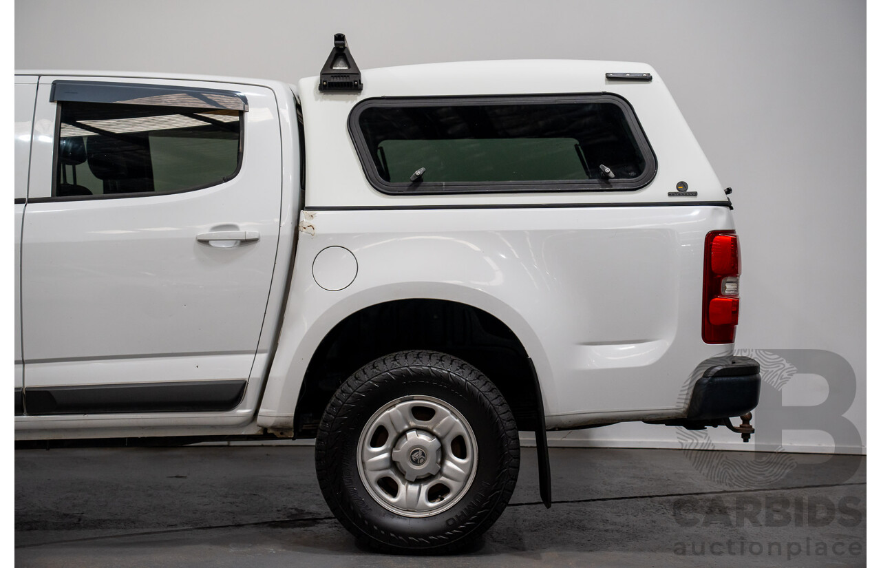 9/2014 Holden Colorado LX RG MY14 Crew Cab P/Up White Turbo Diesel 2.8L