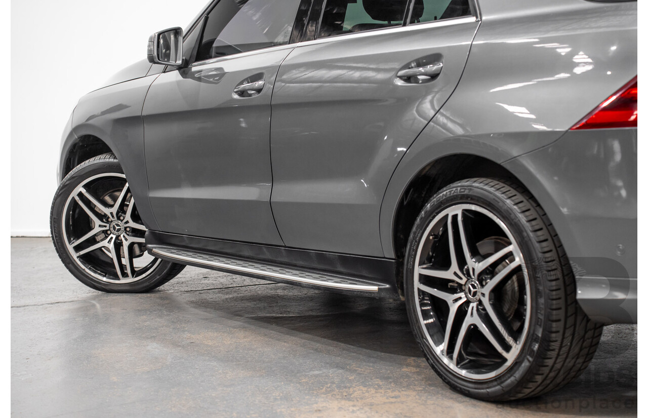 03/2018 Mercedes-Benz GLE 250d AMG Pack (AWD) 166 MY17.5 4D Wagon Selenite Grey Turbo Diesel 2.1L