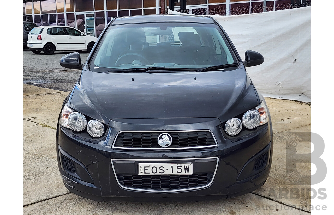 6/2013 Holden Barina CD TM MY13 5d Hatchback Black 1.6L