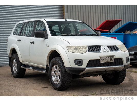 3/2011 Mitsubishi Challenger  PB MY11 4d Wagon White 2.5L