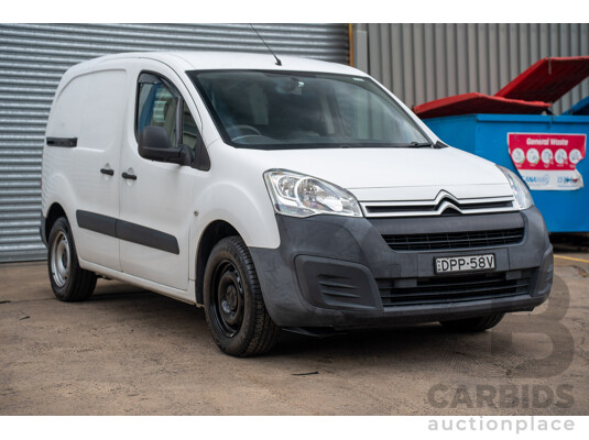 06/2017 Citroen Berlingo L1 (FWD) B9C MY17 Van Blanc Banquise White 1.6L