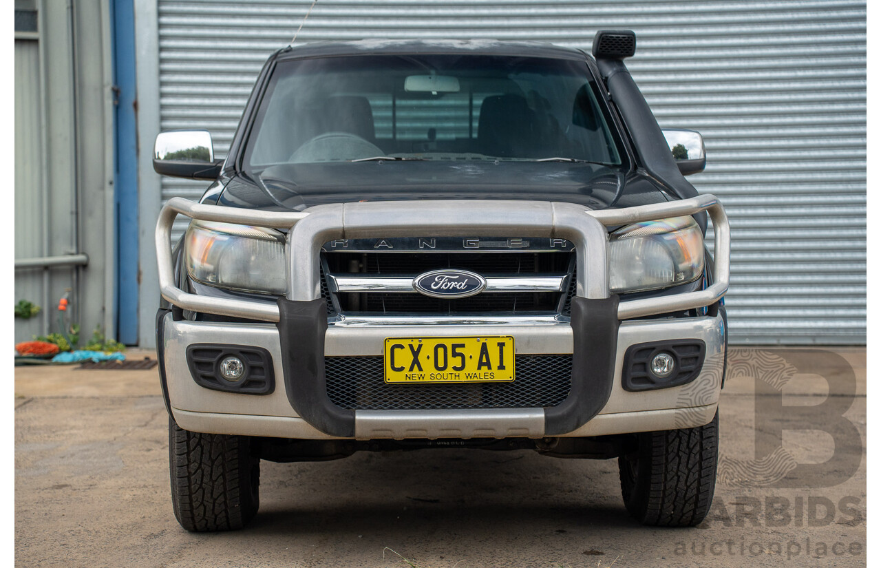 11/2010 Ford Ranger XLT (4x4) PK Dual Cab P/Up Black Mica Turbo Diesel 3.0L