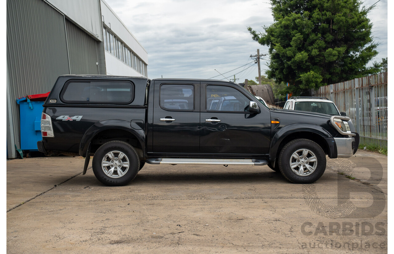 11/2010 Ford Ranger XLT (4x4) PK Dual Cab P/Up Black Mica Turbo Diesel 3.0L