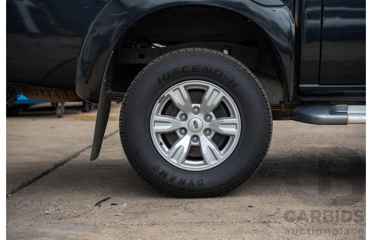 11/2010 Ford Ranger XLT (4x4) PK Dual Cab P/Up Black Mica Turbo Diesel 3.0L