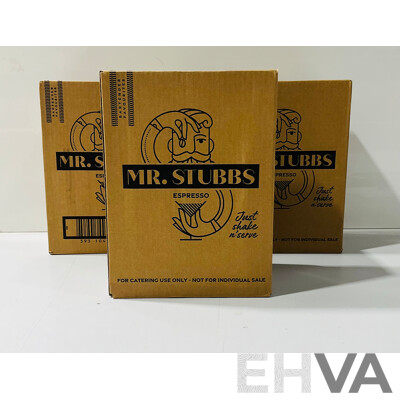 Collection of Three Boxes of Six 750ml Mr. Stubbs Espresso Cocktail